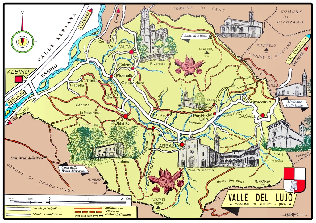 Chiese e Santuari della valle del Lujo
